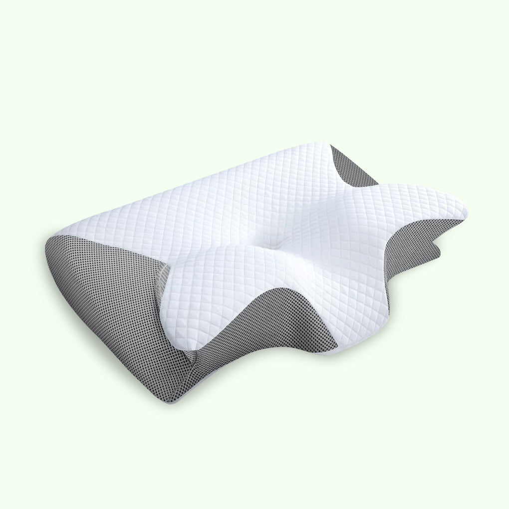Butterfly Memory Foam Nackenkissen mit Armlehnen für Seiten- und Rückenschläfer 0