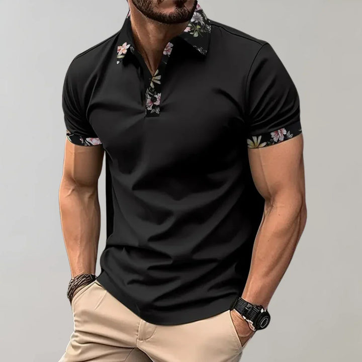Kurzarm-Poloshirt mit klassischer Passform für Herren