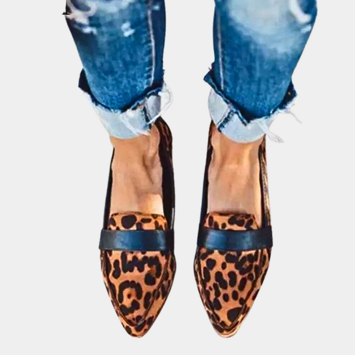 Slip-On-Loafer in Wildlederoptik für Damen
