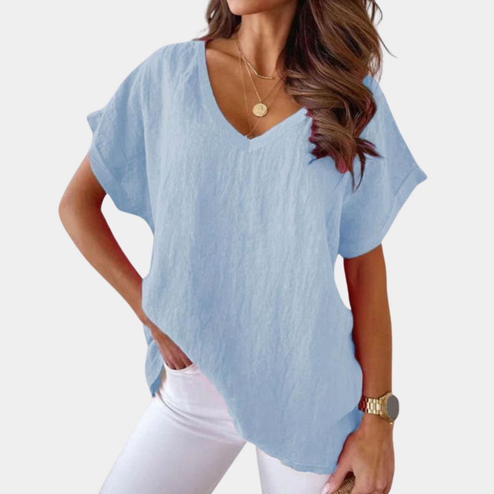 Effortless Chic – Lässiges T-Shirt für Damen mit stylischem Look