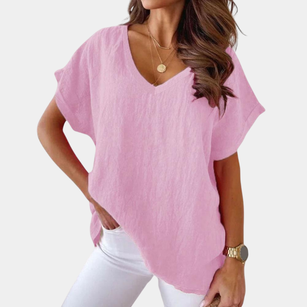 Effortless Chic – Lässiges T-Shirt für Damen mit stylischem Look