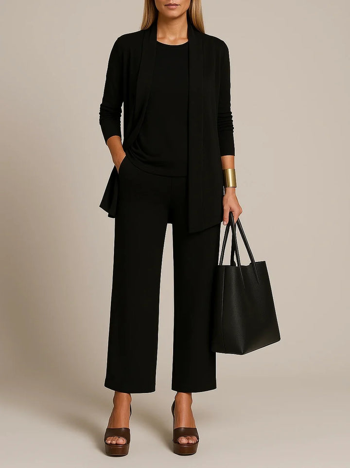 Stilvoller und raffinierter 3-teiliger Anzug