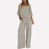 Zweiteiliges Set aus Leinenmischung im Relaxed Fit für Damen