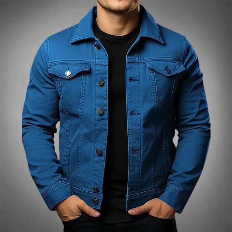 Herren-Denimjacke für stilvolle Sommerlooks