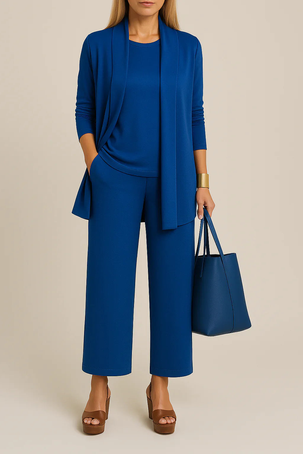 Stilvoller und raffinierter 3-teiliger Anzug