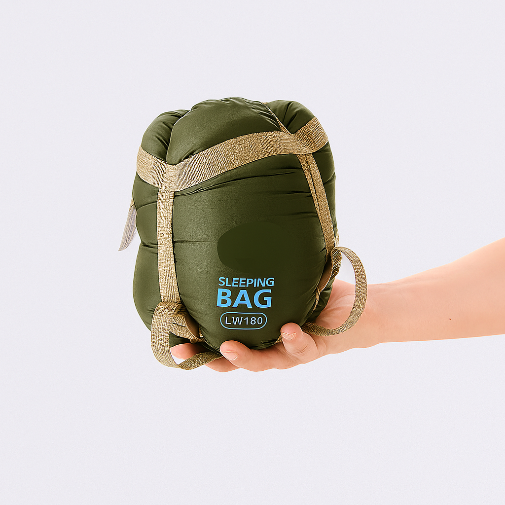 Kompakter Schlafsack