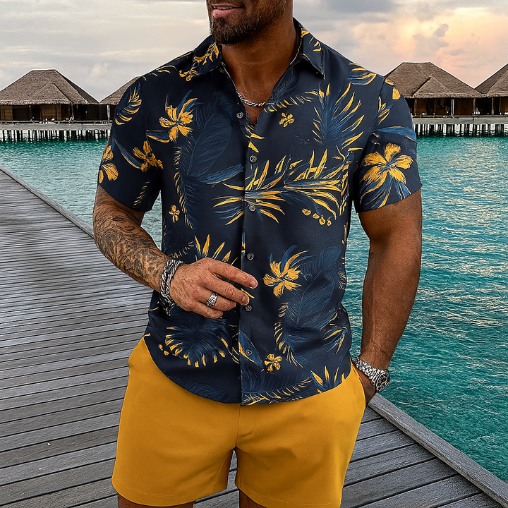 Hawaii-Outfit-Set im Retro-Strandstil