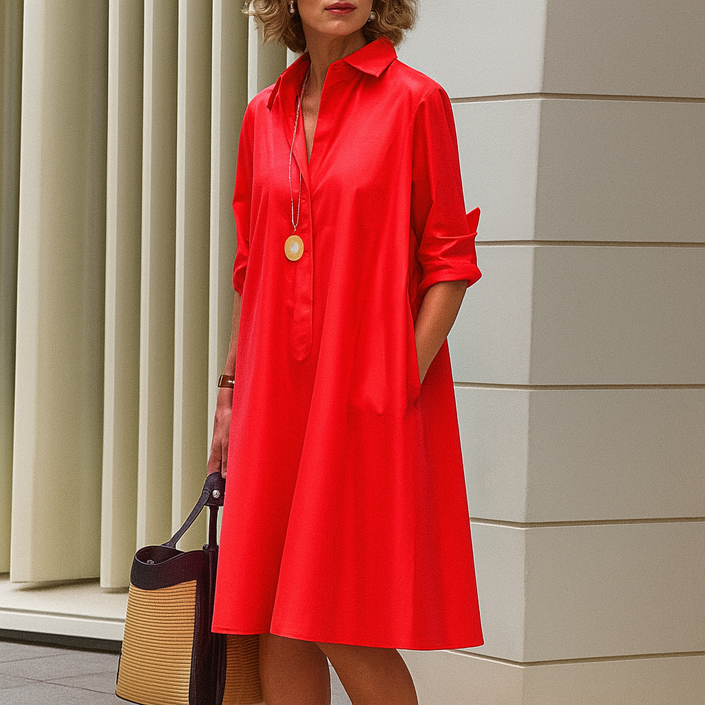 Zeitloser minimalistischer Stil für mühelos elegantes Kleid