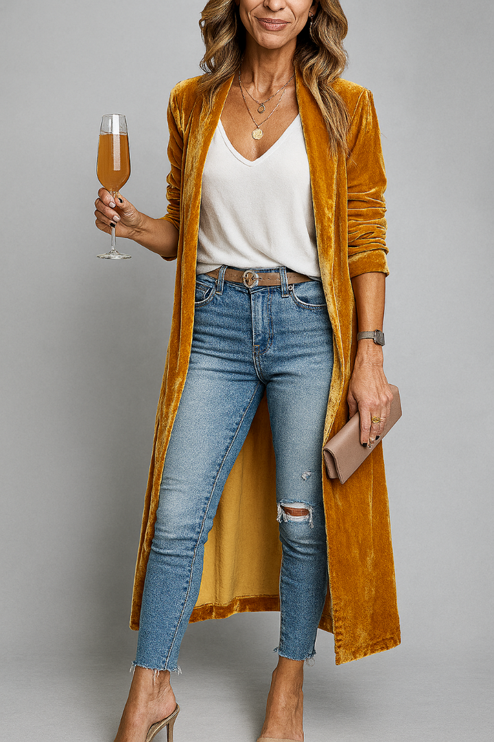Langer Duster-Cardigan für Damen