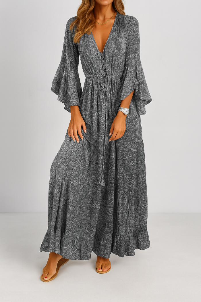 Bohemian Maxikleid für Damen