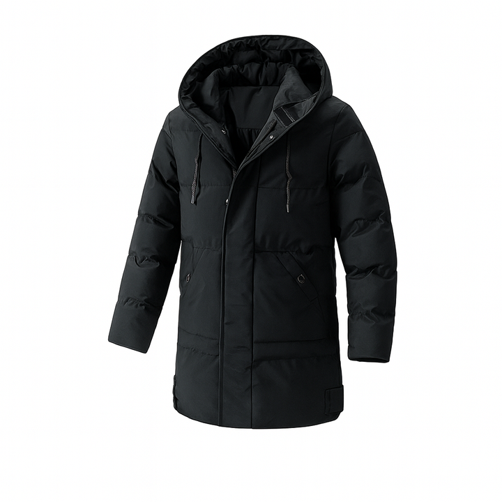 Isolierte Herrenjacke mit Kapuze – Funktionelle Wärme für jeden Tag