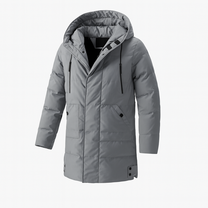 Isolierte Herrenjacke mit Kapuze – Funktionelle Wärme für jeden Tag