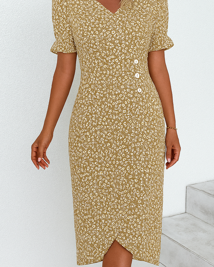 Leichtes Maxikleid aus Baumwollmischung für Damen