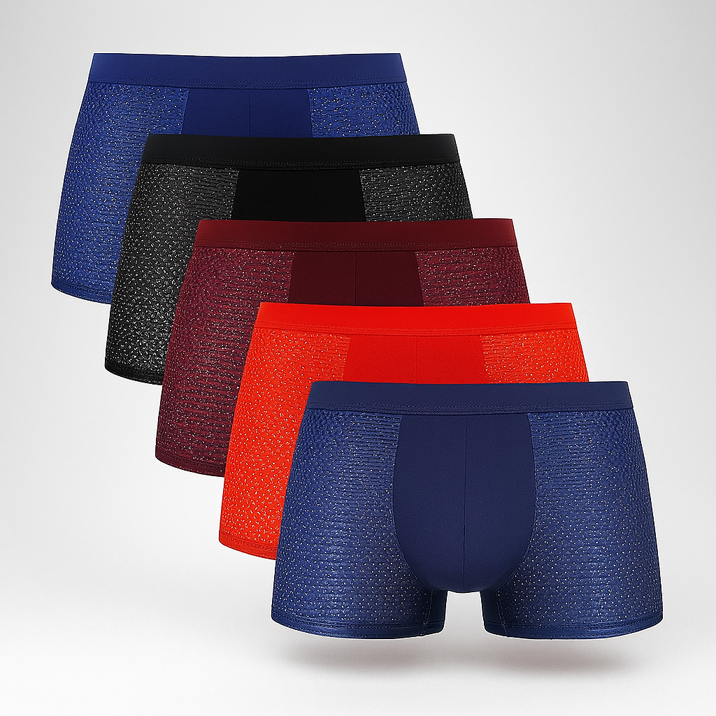 Herren Mesh-Boxershorts 5er-Pack