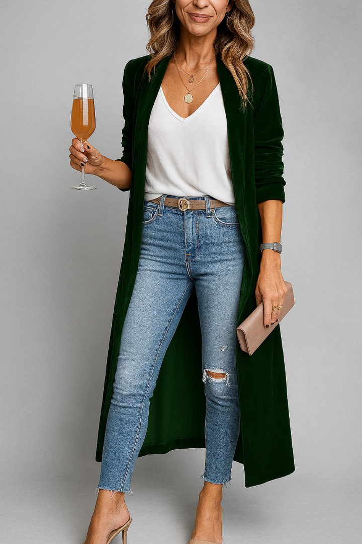 Langer Duster-Cardigan für Damen