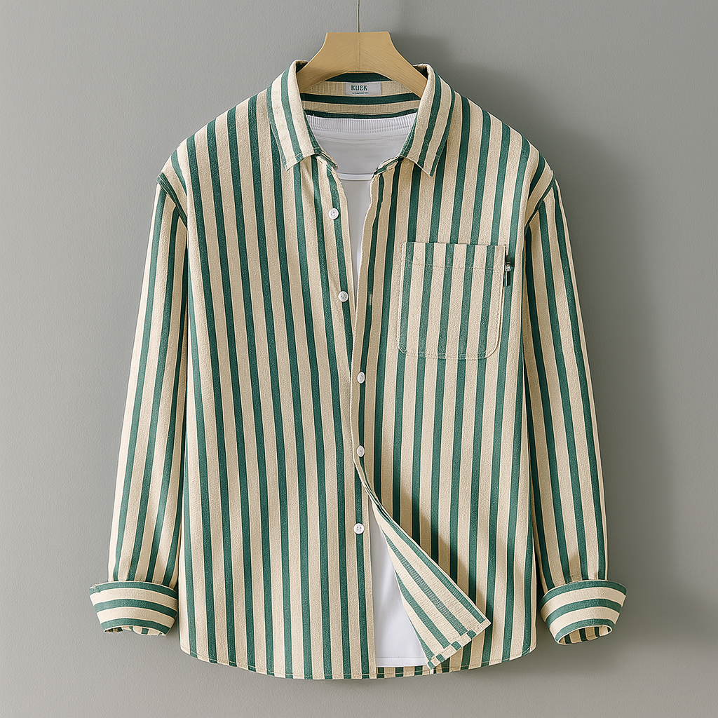 Lässiger Langarmstil mit Brusttasche