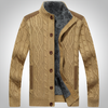 Herren-Strickjacke – Plüschfutter für zusätzliche Wärme