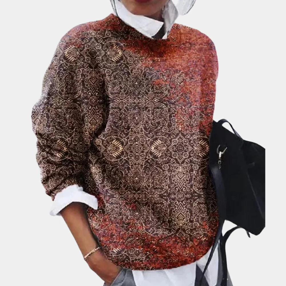 Warmer und modischer Damenpullover