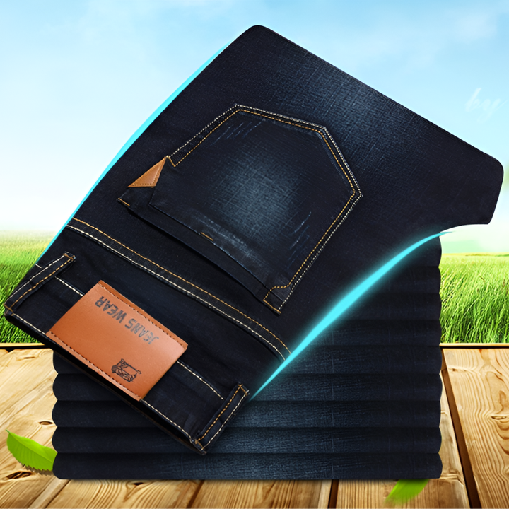 Herrenjeans mit geradem Bein