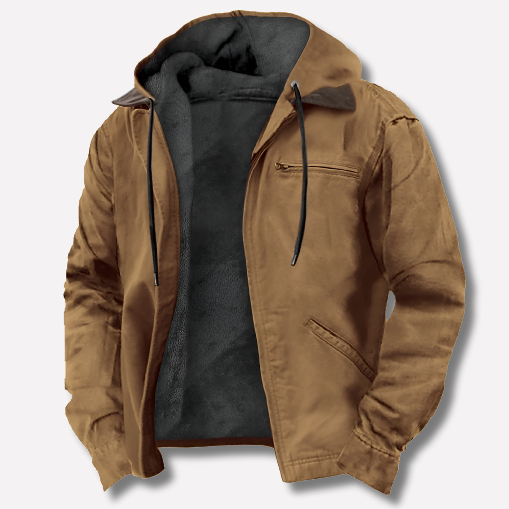 Stylische und gefütterte Winterjacke