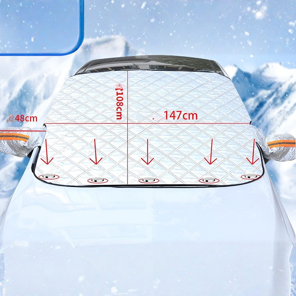 Magnetische Frostschutzplane – Windschutzscheibenschutzfolie