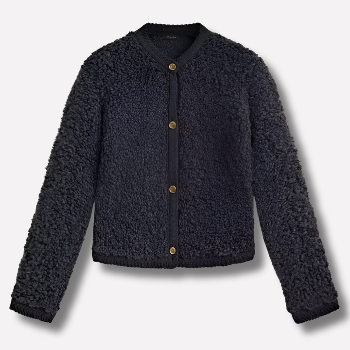 Knapperkofte for kvinner – Myk lag med markant tekstur