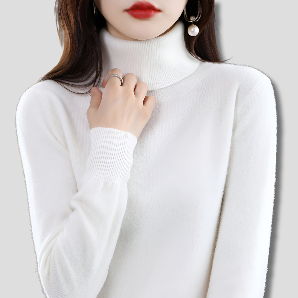 Damen-Rollkragenpullover
