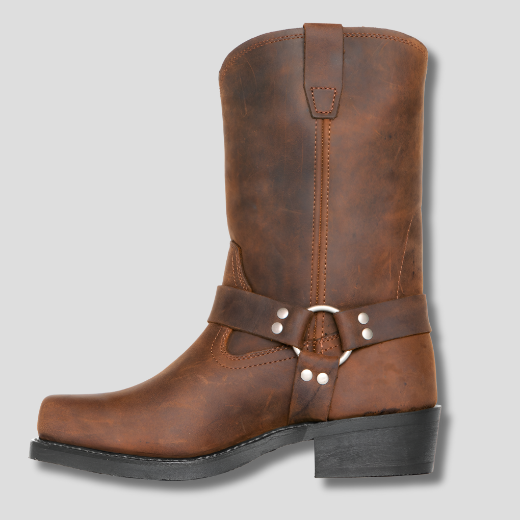 Strapazierfähige Cowboystiefel im Vintage-Stil für Damen
