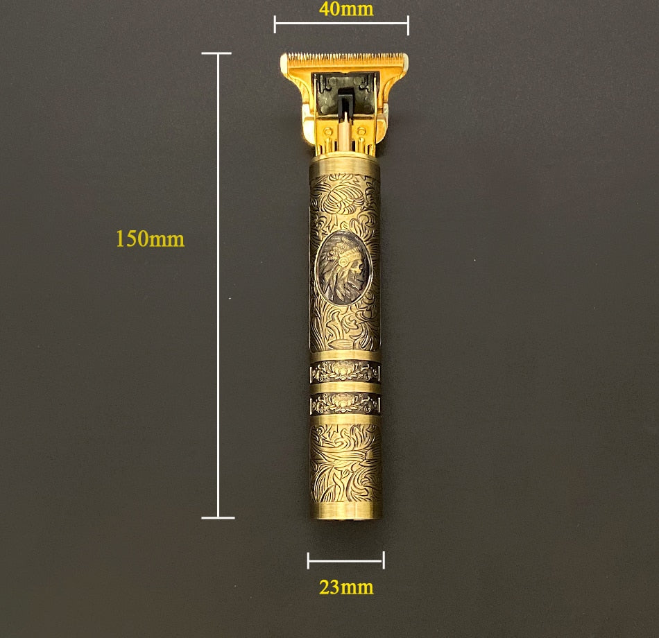 Wiederaufladbarer Haar- und Bartschneider mit Aufsätzen