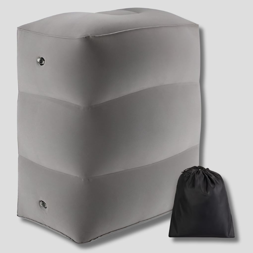 Aufblasbare Reisefußstütze