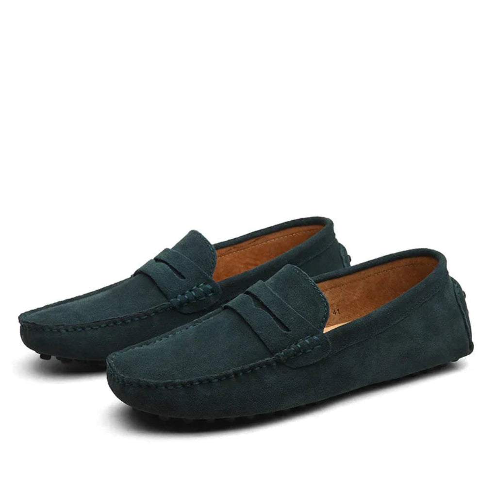 Loafer aus Wildleder im italienischen Stil