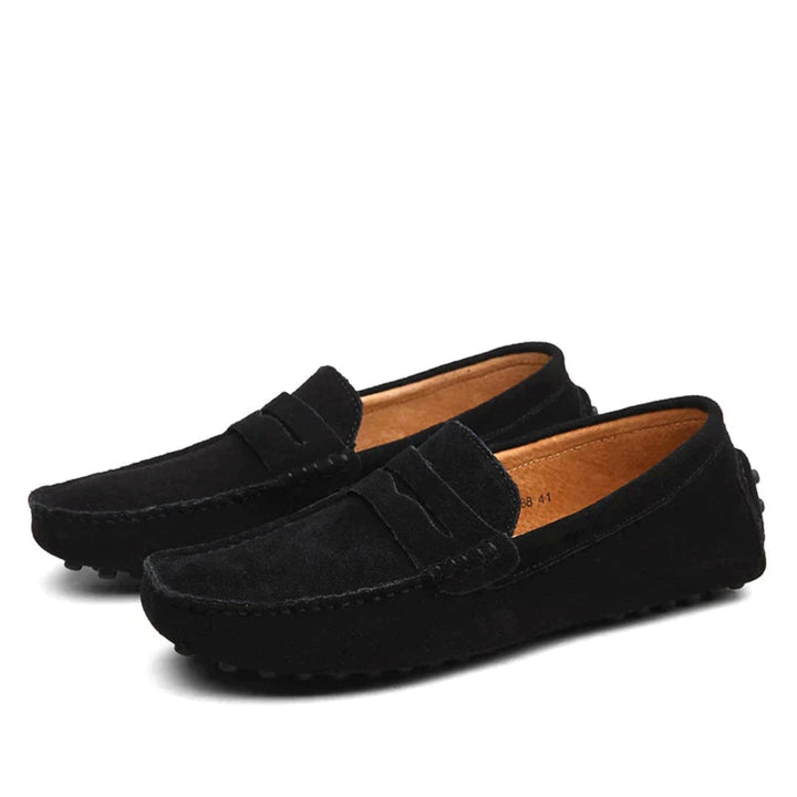 Loafer aus Wildleder im italienischen Stil