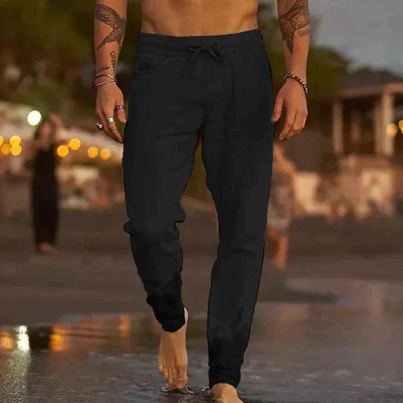 Jaxx – Casual Leinenhose für Herren