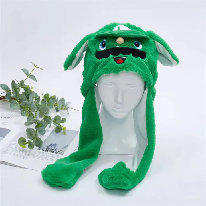 Bounce Bunny – Süße Mütze mit beweglichen Ohren für Spaß und Wärme