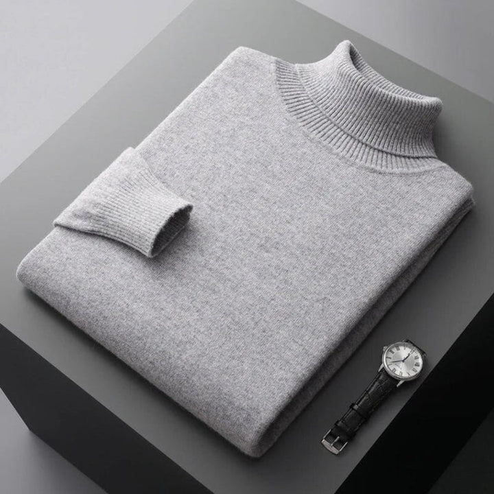Rollkragenpullover für Herren – Eleganter Layer mit raffinierter Optik