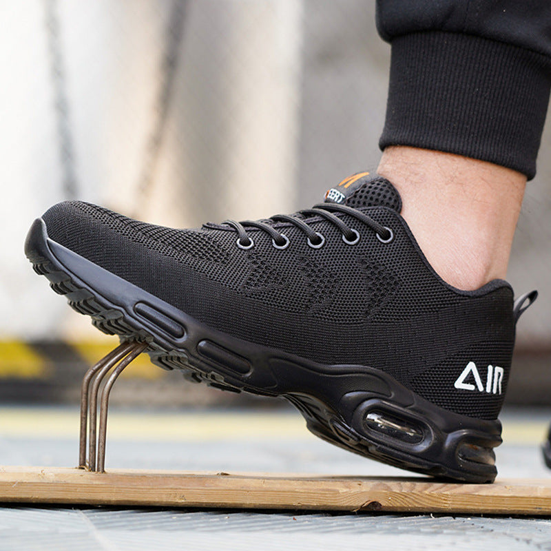 Leichte, Wasserdichte Schwarze Sicherheitsschuhe