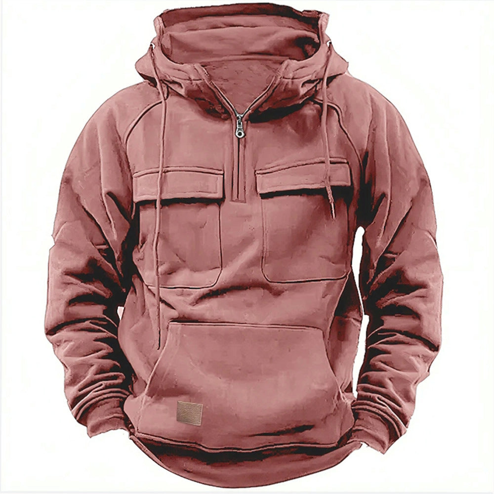 Retro-Motorrad-Hoodie für Männer Robuster Stil trifft auf Alltagskomfort