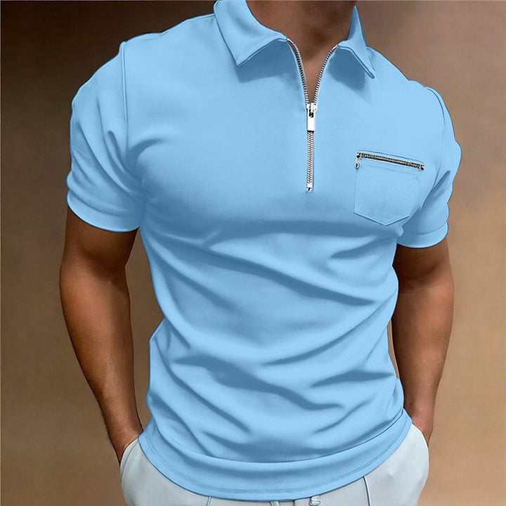 Polo mit Reißverschlusskragen Moderne Eleganz trifft auf alltäglichen Komfort