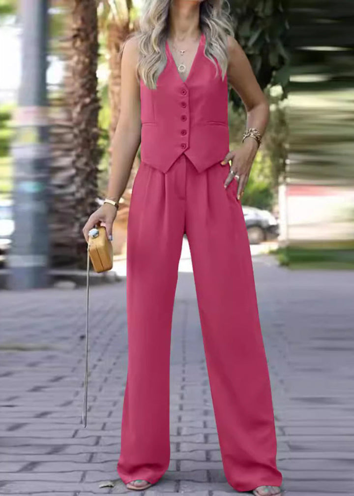 Elegantes ärmelloses Blazer-Set für Damen