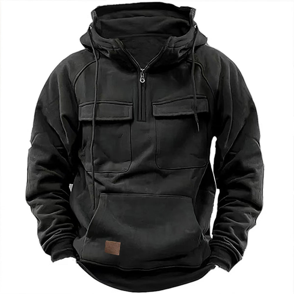 Retro-Motorrad-Hoodie für Männer Robuster Stil trifft auf Alltagskomfort