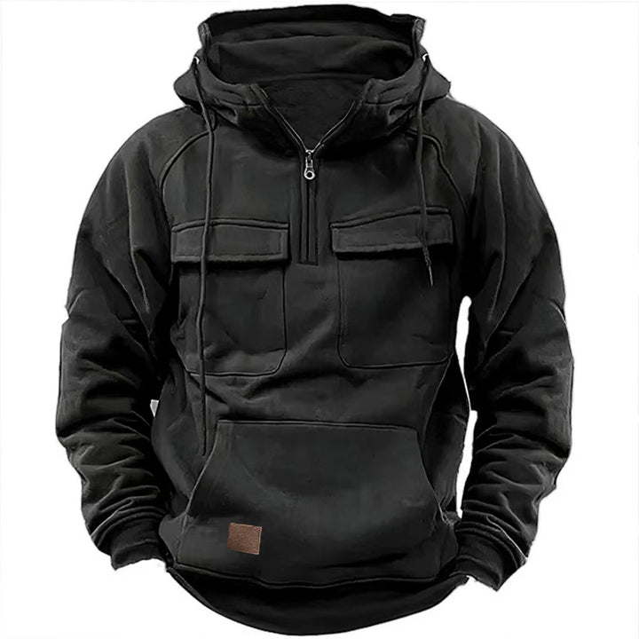 Retro-Motorrad-Hoodie für Männer Robuster Stil trifft auf Alltagskomfort