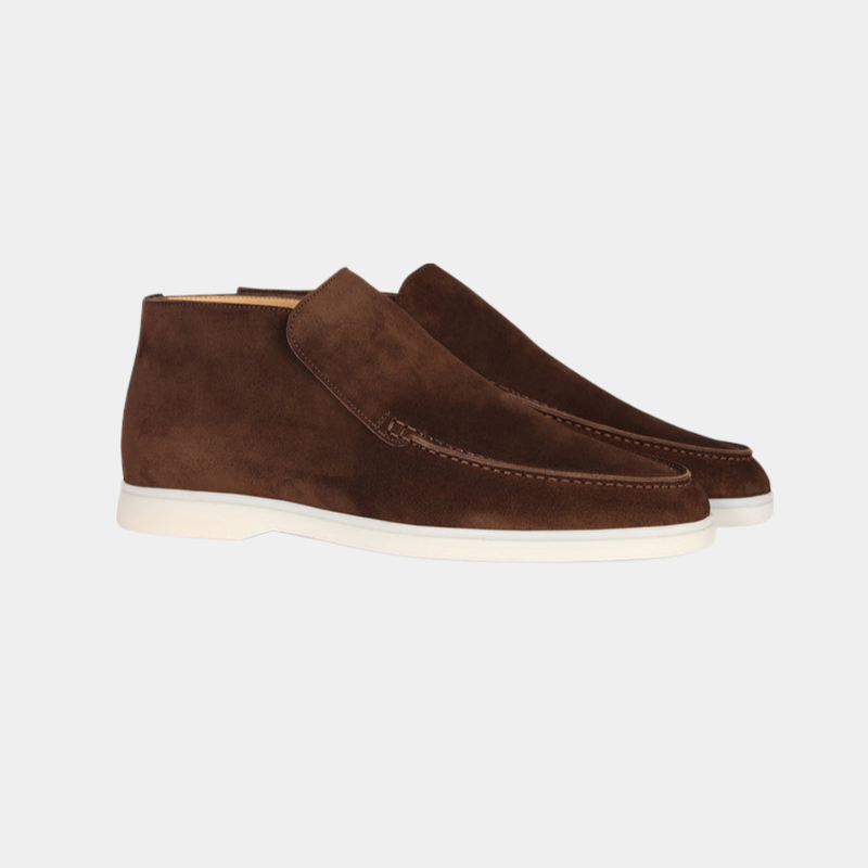 Eleganter Kalbs Suede Herren Loafer