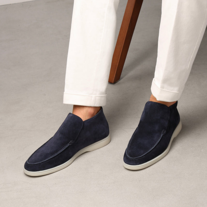 Eleganter Herren-Loafer aus Kalbswildleder