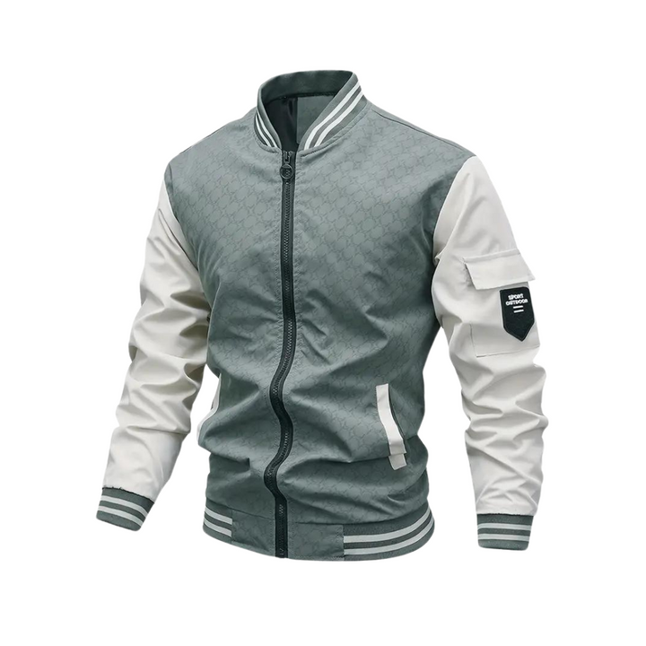 Lässige Slim-Fit Baseballjacke für Herren