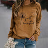 Elegantes Damen-Sweatshirt mit Just Breathe Print