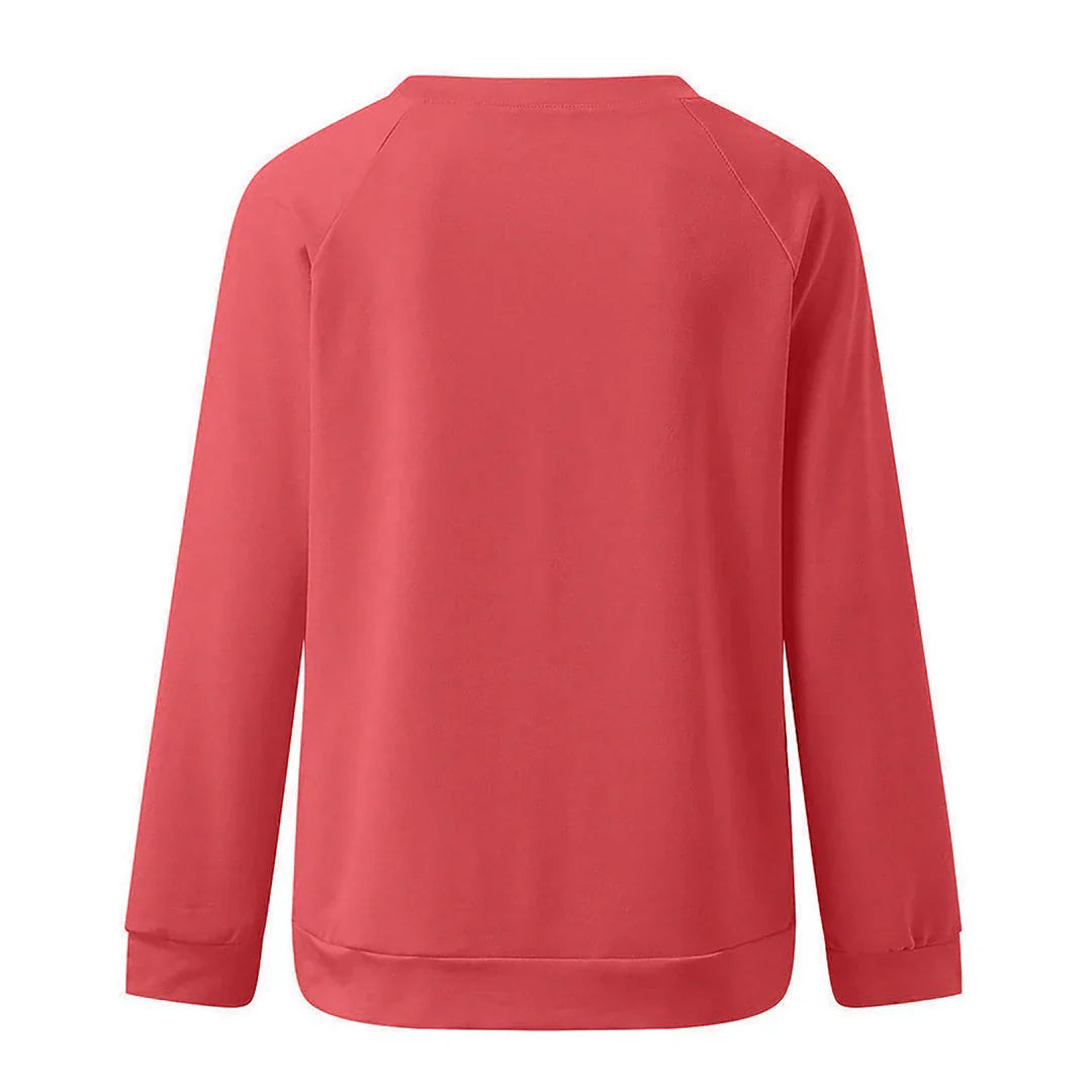 Elegantes Damen-Sweatshirt mit Just Breathe Print