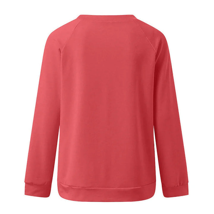 Elegantes Damen-Sweatshirt mit Just Breathe Print