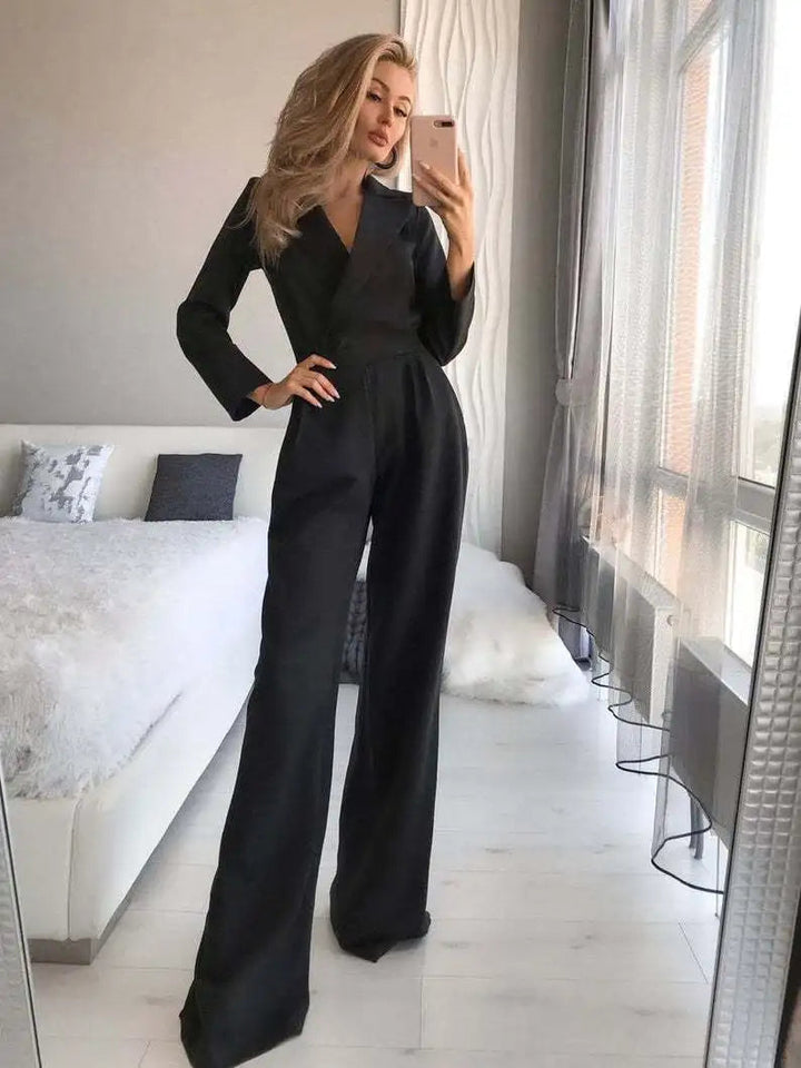 Eleganter Langarm-Jumpsuit für einen anspruchsvollen Look