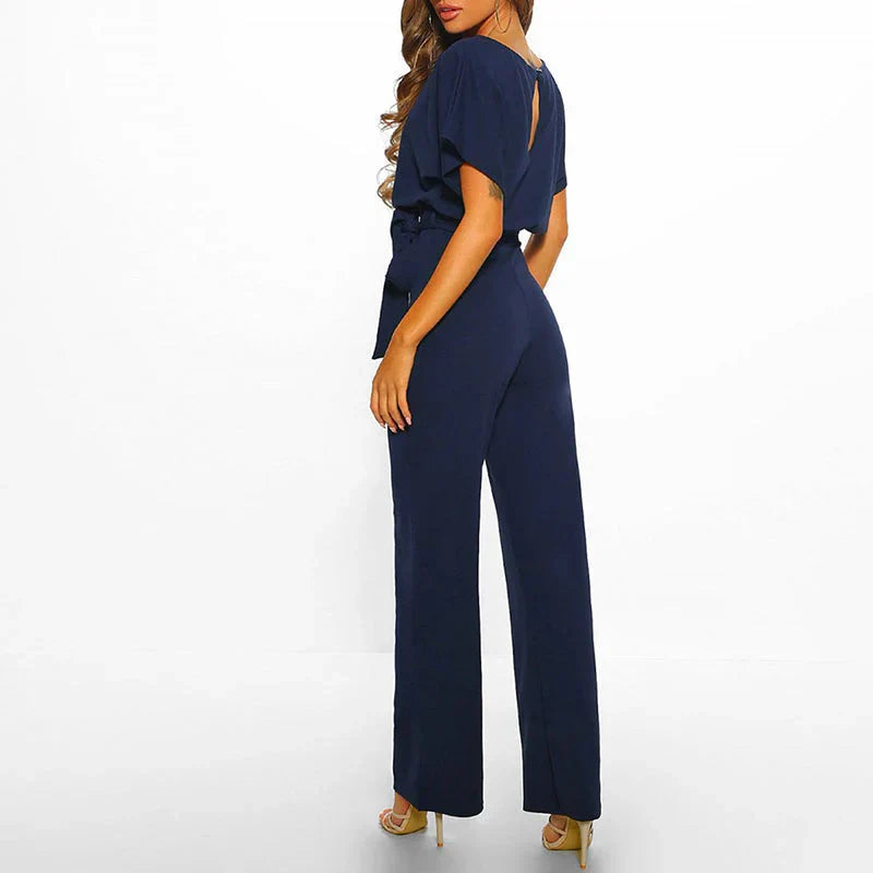 Eleganter Damen Jumpsuit mit schmaler Taille