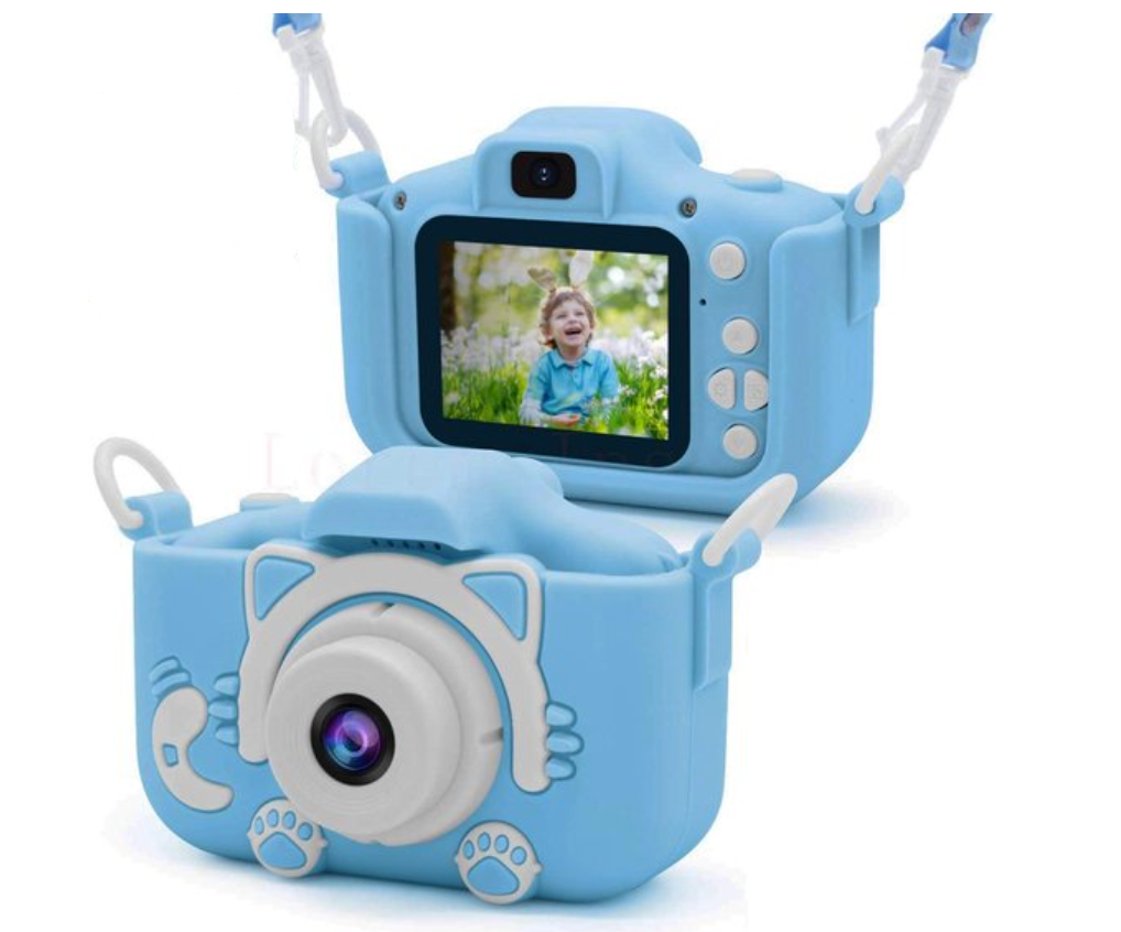 HD-Mini-Digitalkamera mit Schutzhülle für Kinder